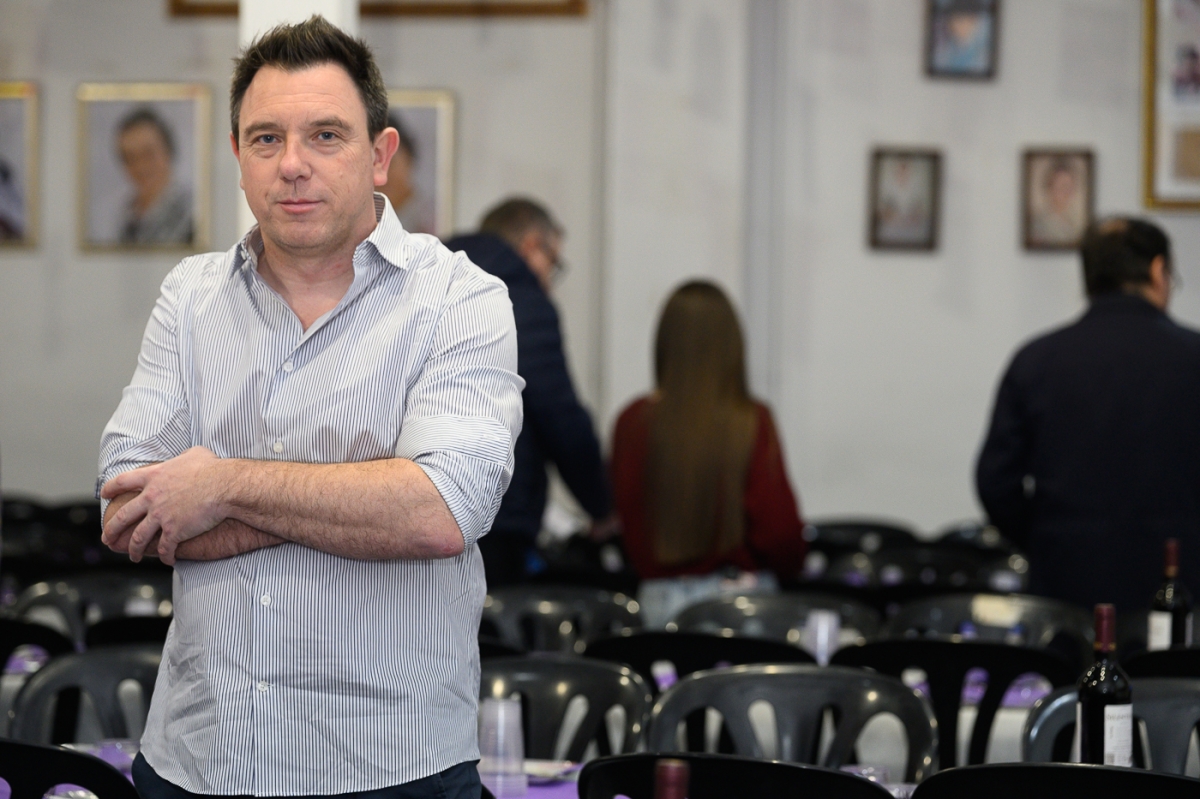 David, el soriano que trajo el Jueves Lardero a València