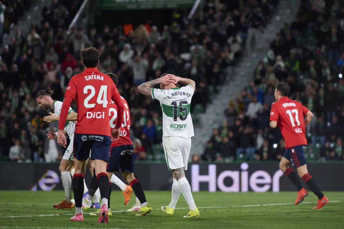 El Elche CF suma siete partidos sin ganar e iguala su peor racha de resultados en la Liga