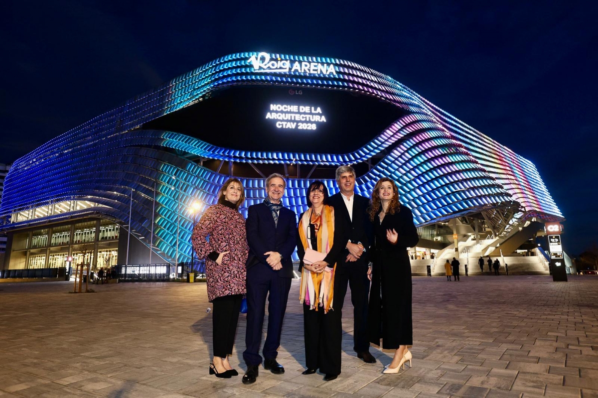 El colegio de arquitectos de Valencia reúne a la profesión en el Roig Arena y refuerza su protagonismo en la construcción de nuestras ciudades