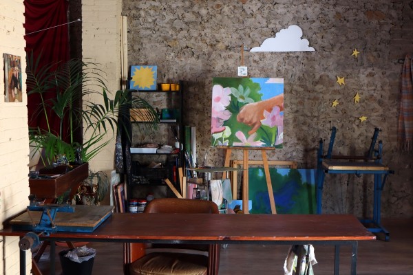 La Hidráulica combina pintura, escultura y arte regenerativo en su 'Open Studio'