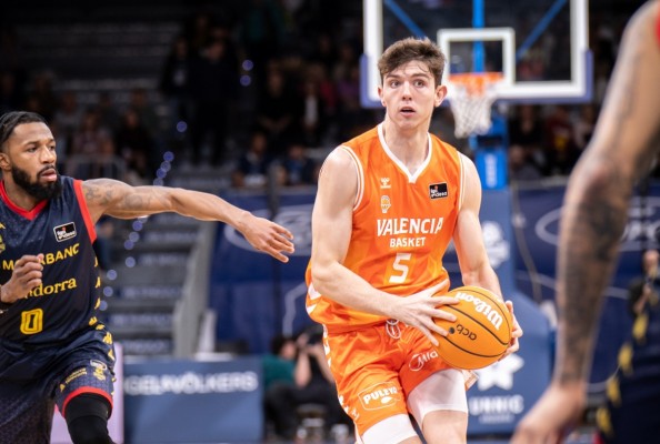 Valencia Basket se da un festín en Andorra antes de la Copa del Rey