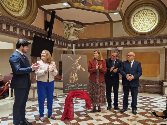 José Francisco Sánchez Rosique desvela en la Asamblea el cartel de la Semana Santa de Alcantarilla 
