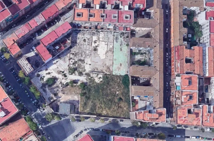 Solar del PAI de Periodista Gil Sumbiela. - Solar del PAI de Periodista Gil Sumbiela.