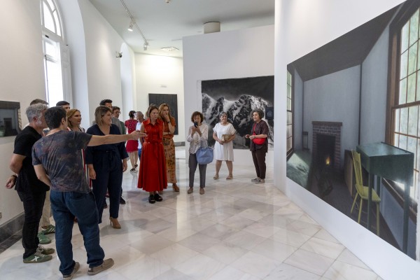 Las exposiciones de Ela Fidalgo, Rosell Meseguer y Rafael Chirbes terminan en agosto en Cartagena