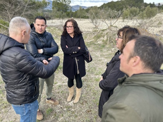 El PSPV urge soluciones ante la degradación del barranco de Benillup y sus posibles consecuencias