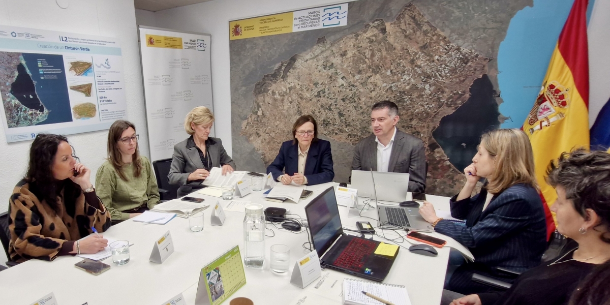 El MITECO destina otros 20 millones para mejorar el saneamiento en la cuenca del Mar Menor