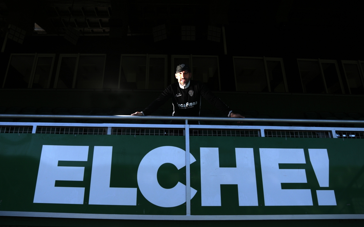 El bilbaíno no esconde que es feliz en el club franjiverde - Foto: FITO GONZÁLEZ El bilbaíno no esconde que es feliz en el club franjiverde