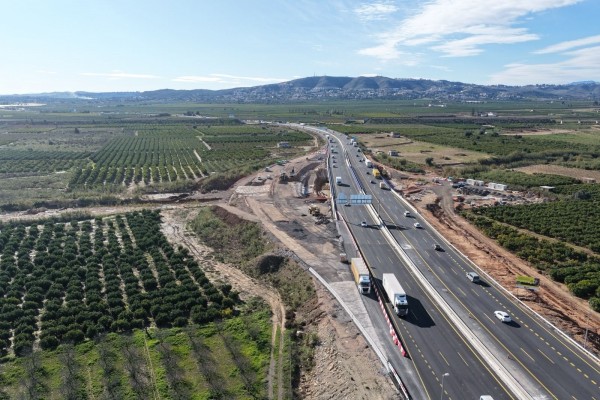Transportes inicia los trabajos finales de restauración del trazado original de la A-7 en Valencia tras la Dana