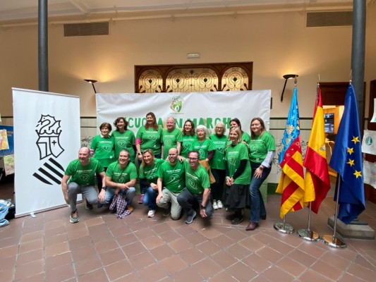 La caminata solidaria por el 25 aniversario del Teléfono de la Esperanza 'se pone en marcha' en Castelló