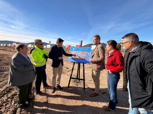 Arrancan las obras para construir una nueva glorieta en la pedanía caravaqueña de Archivel 