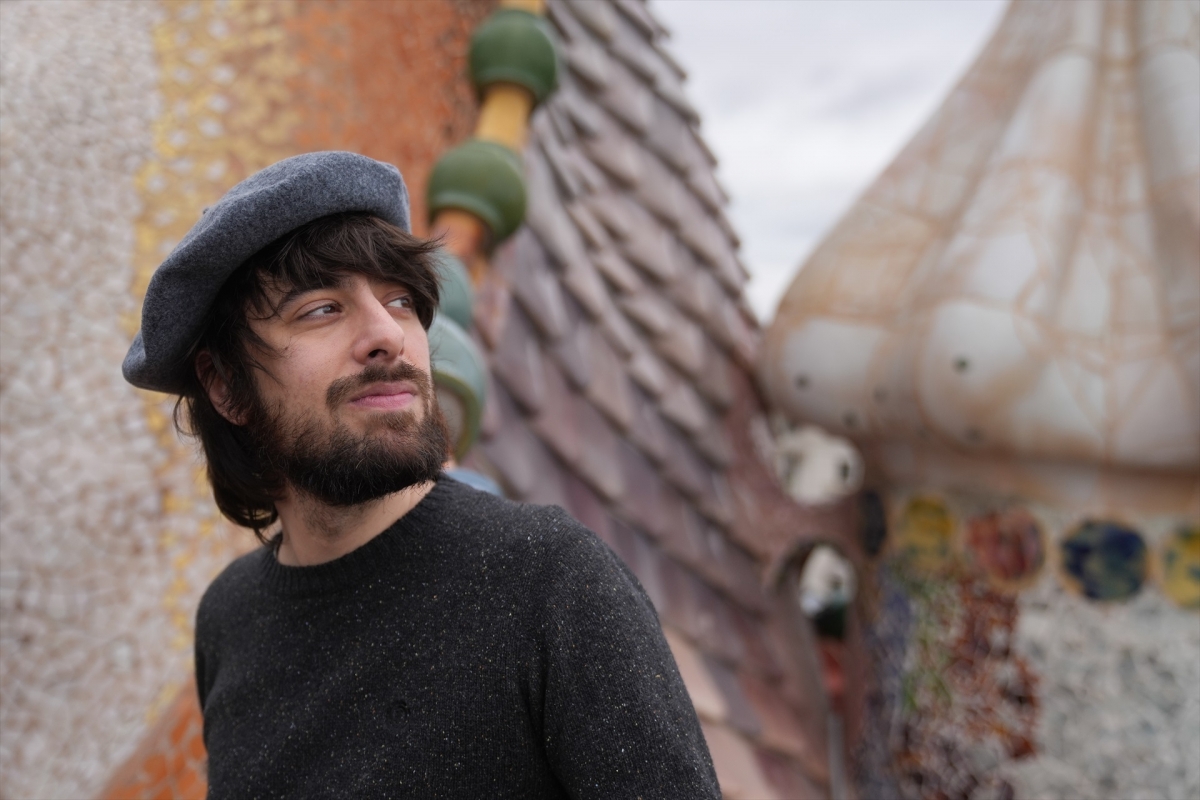 David Uclés, en la presentación de la novela en Barcelona.