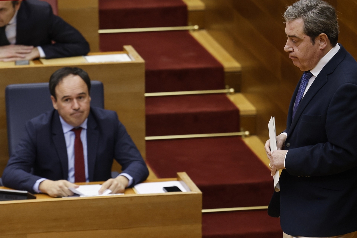 El síndic del grupo parlamentario VOX, José María Llanos