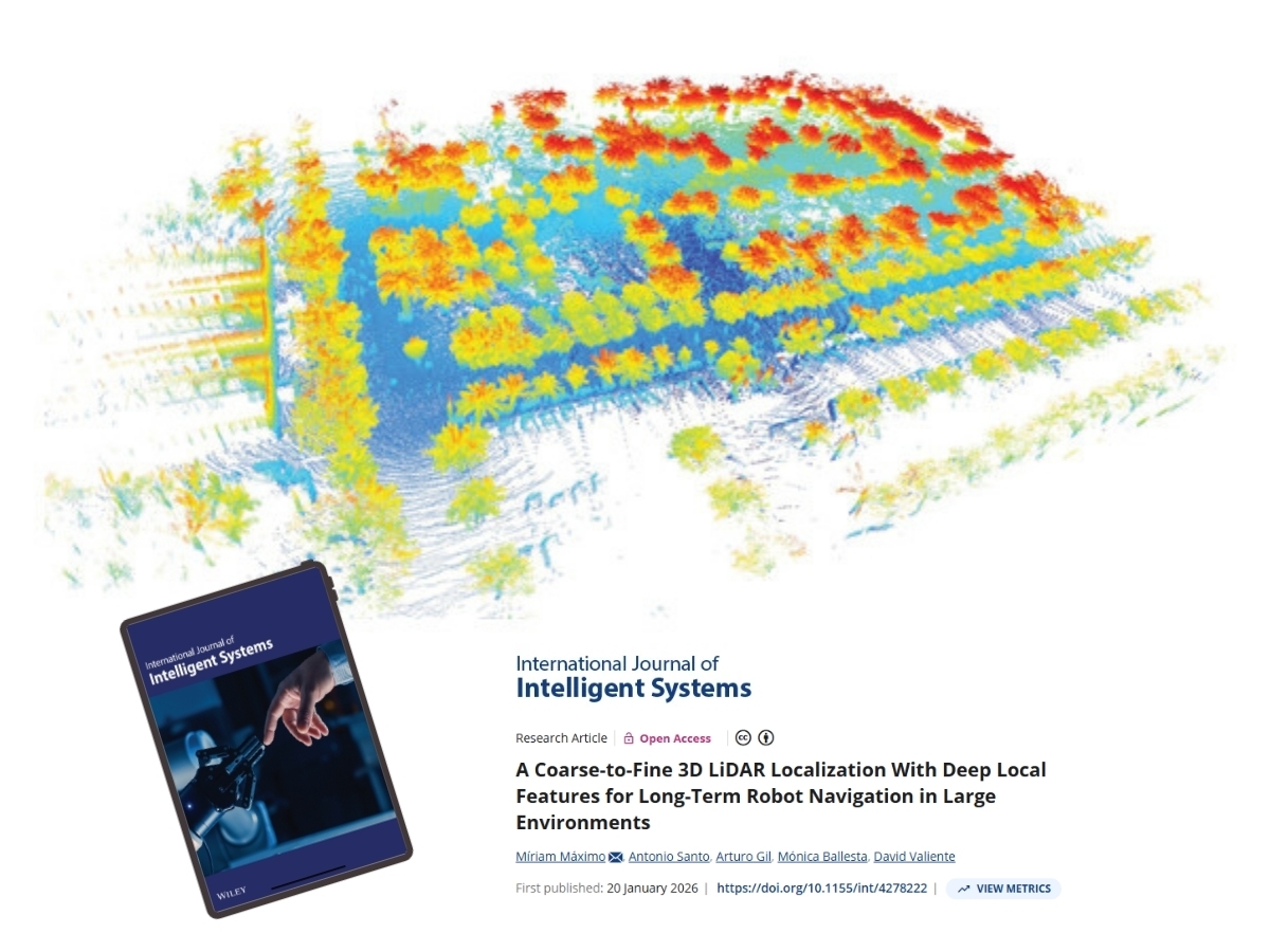 Un sistema desarrollado en la UMH permite a los robots orientarse con mayor precisión en espacios abiertos