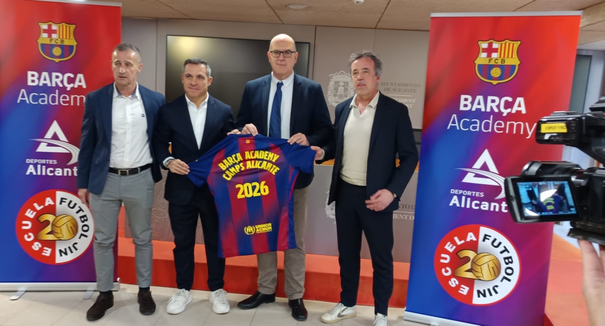 El FC Barcelona trae a Alicante su campus formativo con la participación de 140 alumnos