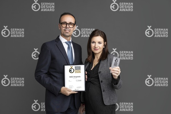 El proyecto de interiorismo desarrollado por MGA para IMED Hospitales, distinguido con el German Design Award 2026 