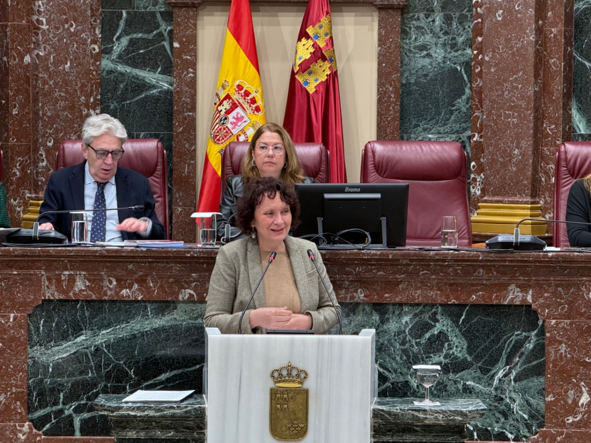 María Marín, diputada de Podemos,