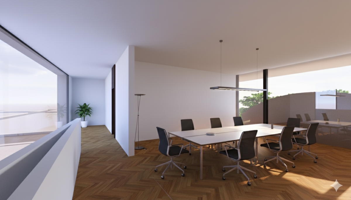 Render de oficina municipal - - AP Render de oficina municipal -