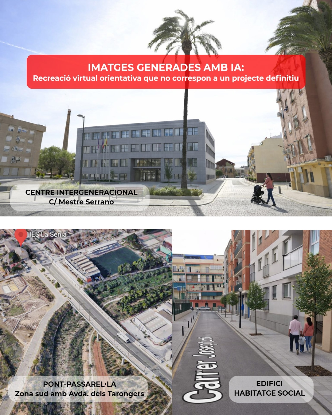 Recreación virtual del PAI aprobado por el Ayuntamiento de Paiporta.