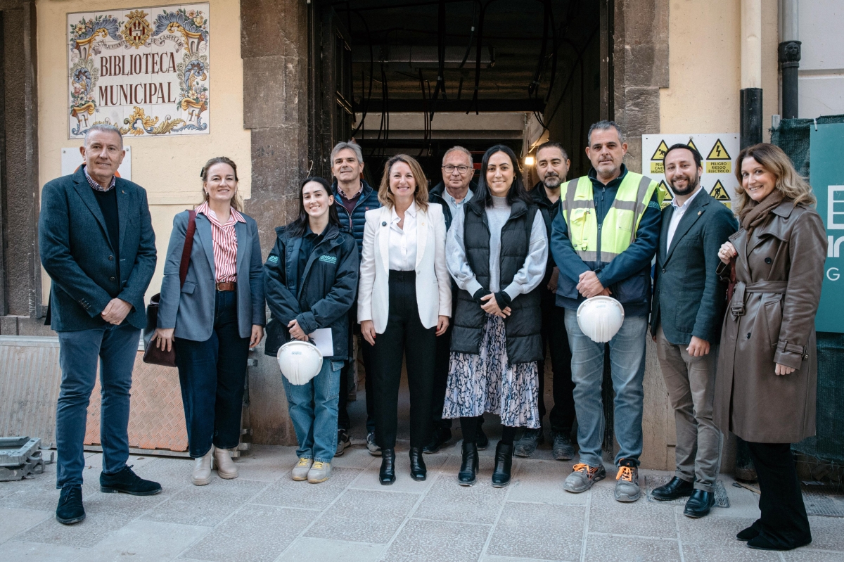 La 'nueva' biblioteca municipal de Castelló supera el ecuador de la obra y prevé abrir con el próximo curso