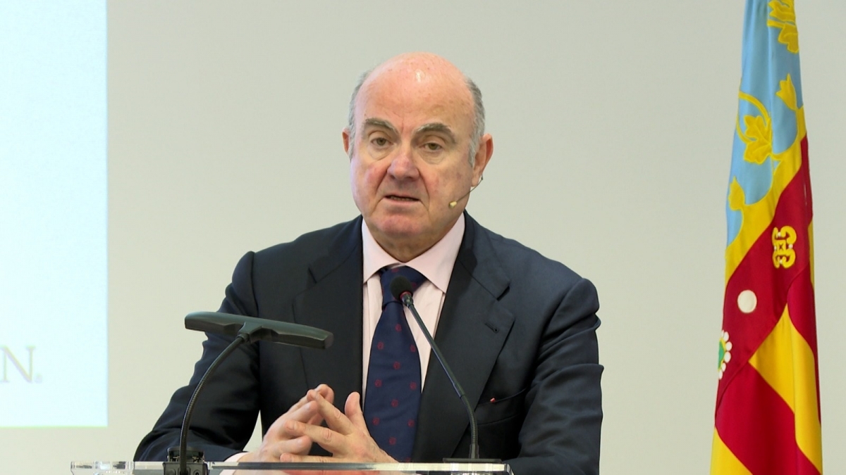 De Guindos, en Valencia, defiende el euro digital: 
