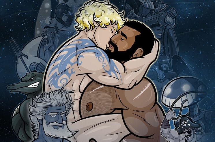El dibujante David Cantero vuelve con la octava entrega de 'Exodus', la serie erótica LGTBIQ+ en un mundo de héroes y fantasía