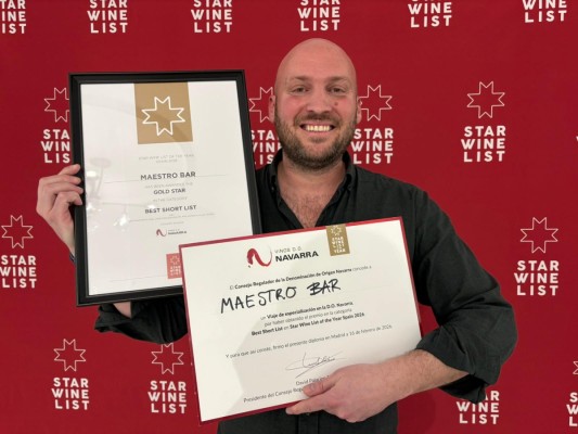 Maestro Bar gana el premio Star Wine List 2026 como una de las mejores cartas de vino de España