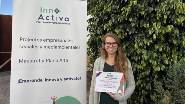 La castellonense María Sánchez, ganadora del programa InnoActiva por su proyecto orientado a la educación ambiental