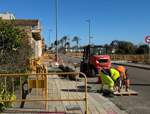 Foios encara la última fase de las obras de la ronda sur