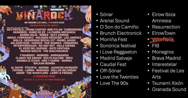 Superstruct se retira del Viña Rock y lo cede a uno de sus promotores originales