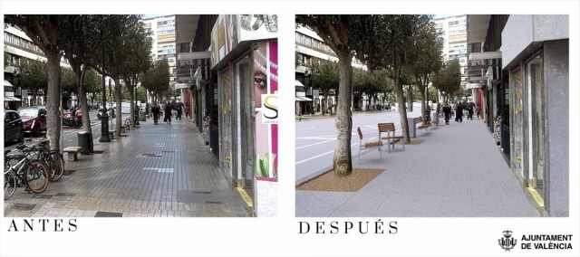 La reforma de la calle Colón comenzará al acabar las obras de Pérez Galdós y prevé estar lista a finales de año