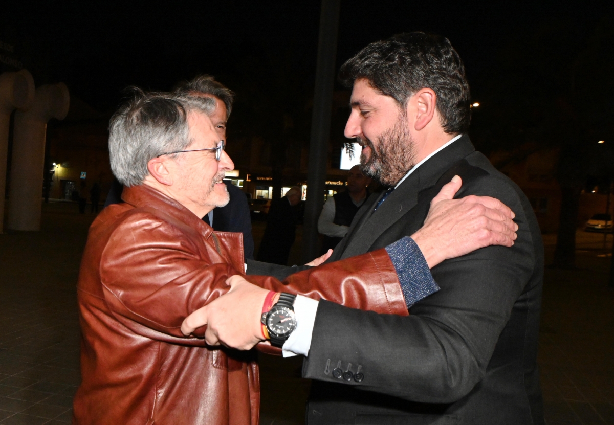 Fernando López Miras y Francisco Jódar. - Foto: CARM Fernando López Miras y Francisco Jódar.