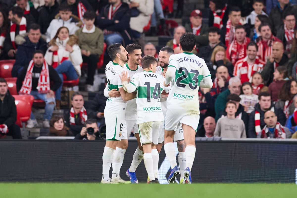 Los franjiverdes celebran el gol de André da Silva