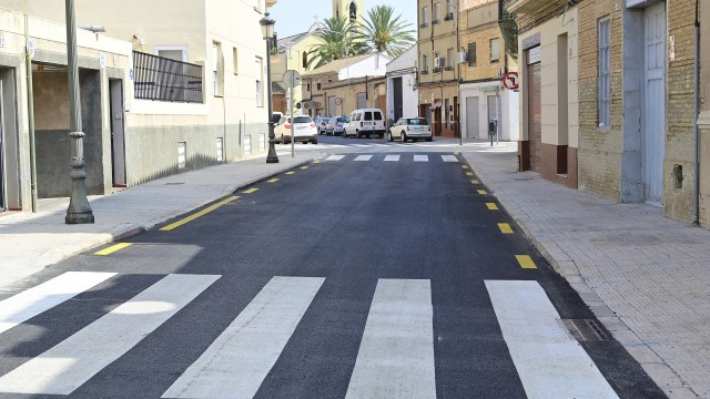 València destina en el último año 1,1 millones a asfaltado, accesos y reurbanización de pedanías