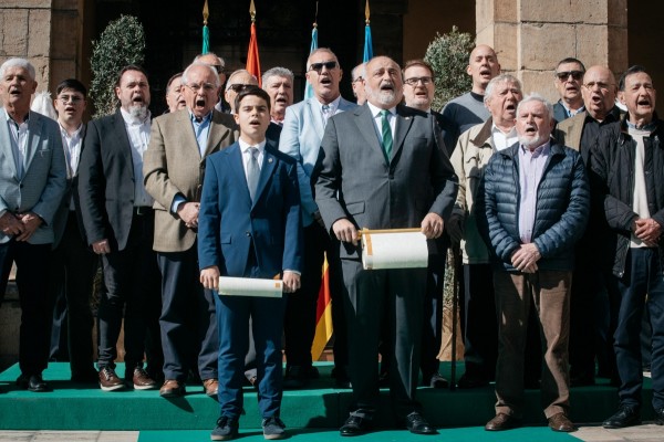  Castelló ya huele a Magdalena: proclama en la Plaza Mayor a los pregoneros de las fiestas, Manuel Torada y Nicolás Cabello 