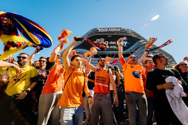 El encuentro de aficiones de la Copa del Rey de Baloncesto 2026, en imágenes