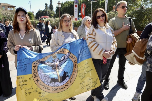 Un centenar de ucranianos se concentra en Murcia con la mirada puesta en la infancia: cuatro años de resistencia y lucha por los niños robados por Rusia