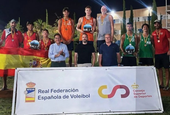 Tomás Sanabria y Yoel Ramos, del CD La Manga, son subcampeones de Europa sub-19 
