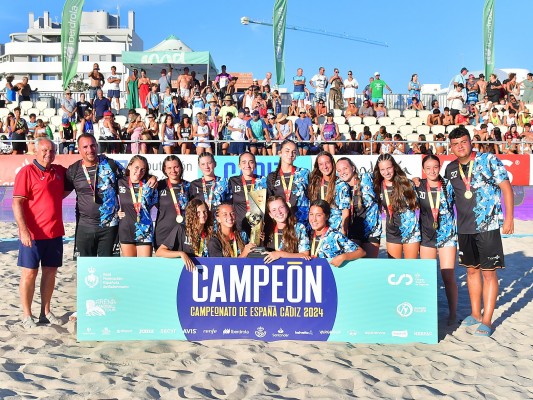 El CBP Los Alcázares es campeón de España de la categoría cadete femenina en Cádiz 