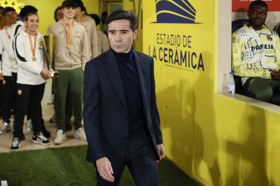 Marcelino García Toral, en el partido ante el Valencia - Foto: CARME RIPOLLÉS