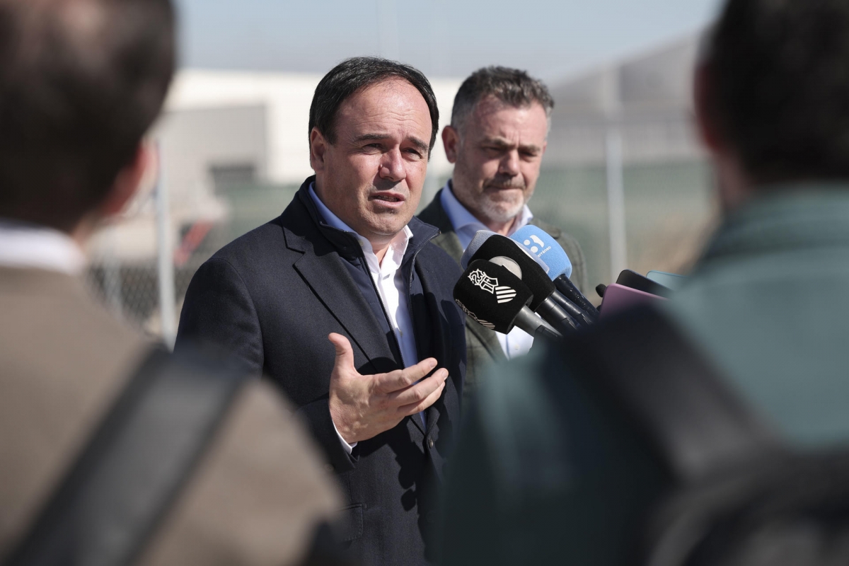 El president de la Generalitat, Juanfran Pérez Llorca, y el vicepresidente segundo José Luis Díez Climent. - Foto: EFE/MANUEL BRUQUE El president de la Generalitat, Juanfran Pérez Llorca, y el vicepresidente segundo José Luis Díez Climent.