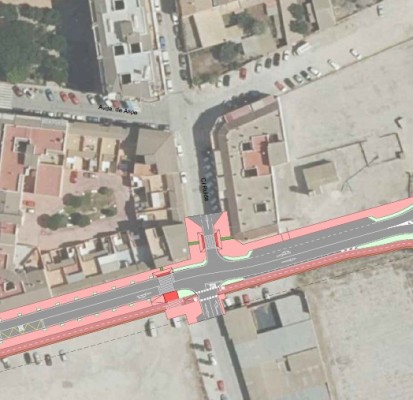 Las obras de la Ronda Suroeste obligan a reorganizar el tráfico en el entorno de Rosalía de Castro desde este viernes