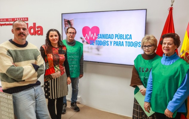 La Plataforma en Defensa de la Sanidad Pública convoca una nueva movilización en Elda ante el deterioro del servicio sanitario