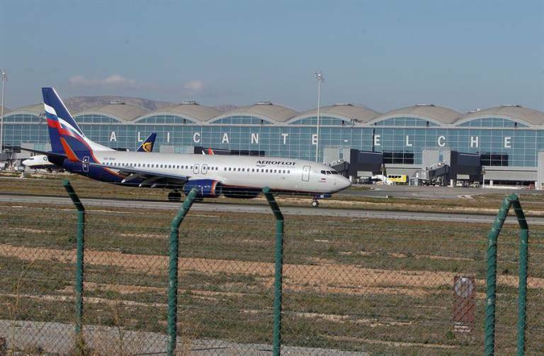 Alicante-Elche, a la cabeza en el aumento de pasajeros aéreos internacionales en julio
