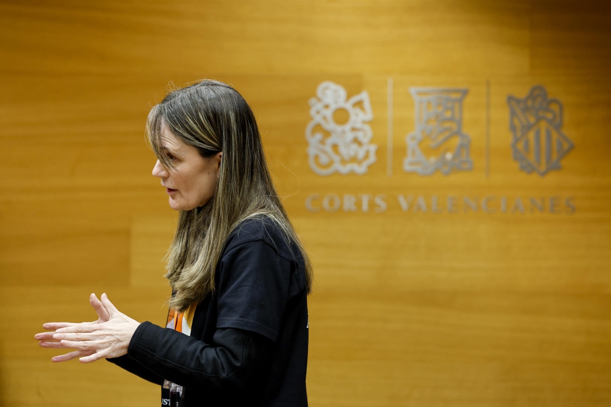 La presidenta de Asociación de Víctimas Mortales de la Dana, Rosa Álvarez. - Foto: EFE/ANA ESCOBAR La presidenta de Asociación de Víctimas Mortales de la Dana, Rosa Álvarez.