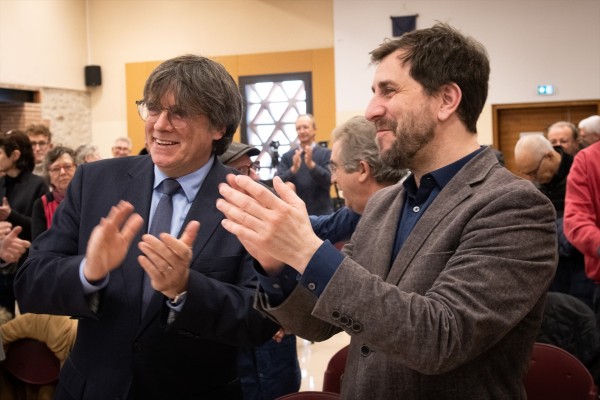 Puigdemont y Comín denuncian a Llarena por el 