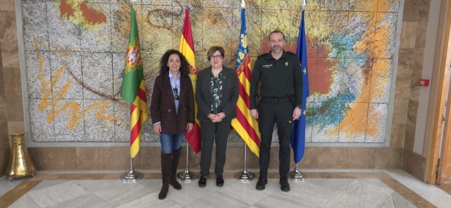 La Subdelegación del Gobierno visita Sant Mateu y analiza la situación de seguridad en el municipio