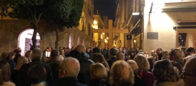 Los primeros vía crucis de la posguerra murciana