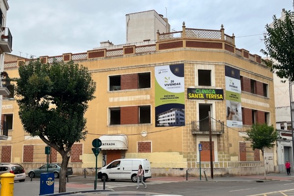Visto bueno final a las 26 viviendas de la clínica Santa Teresa: Castelló avala la construcción del residencial