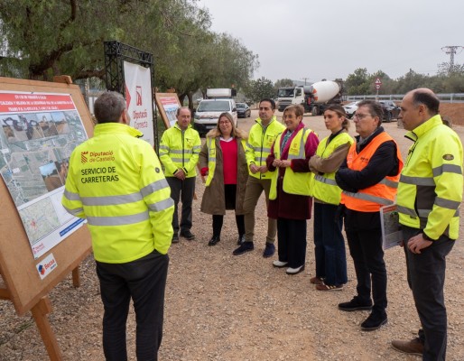 La Diputación implementa medidas de seguridad y mejora la conectividad de la carretera CV-138 en Càlig