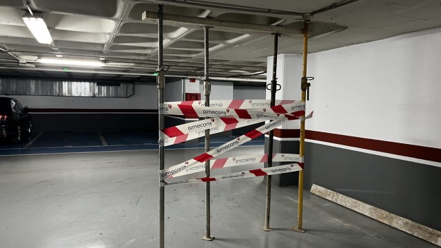 El PSPV pregunta por el apuntalamiento del techo del parking de Santa Clara por las obras del Mercado